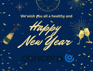 Concens wish Happy New Year